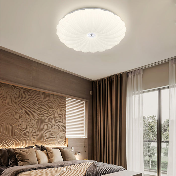 Acrylic Shell Round Ceiling Lamp.