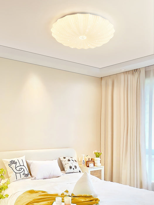 Acrylic Shell Round Ceiling Lamp.