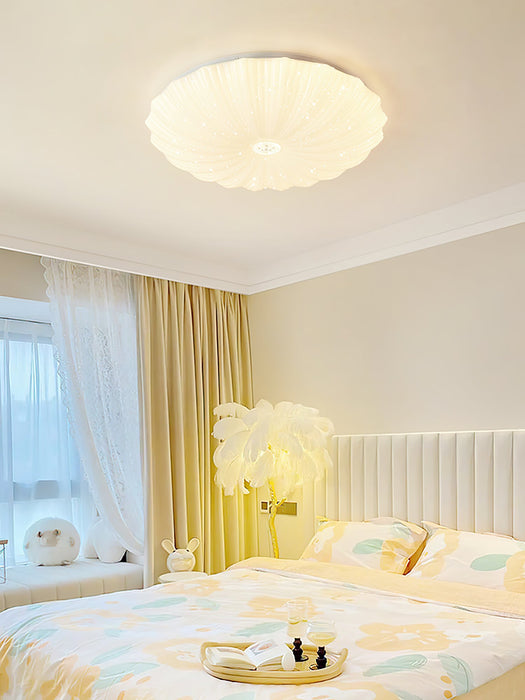 Acrylic Shell Round Ceiling Lamp.