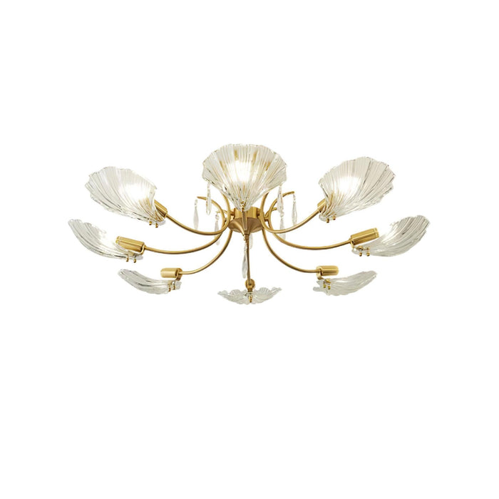 Shell Brass Ceiling Lamp - DWHOME