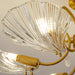 Shell Brass Ceiling Lamp.