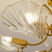 Shell Brass Ceiling Lamp-DWHOME