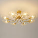 Shell Brass Ceiling Lamp.