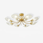 Shell Brass Ceiling Lamp-DWHOME