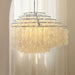 Round Shell Chandelier.