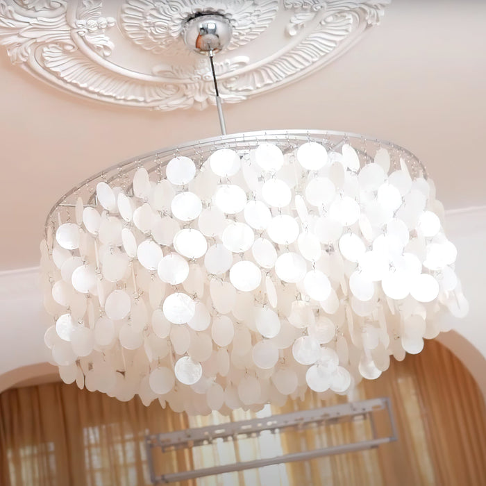 Round Shell Chandelier