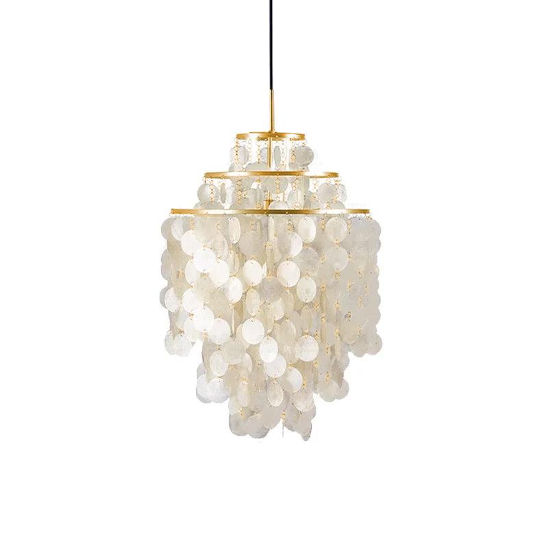 Round Shell Chandelier-DWHOME