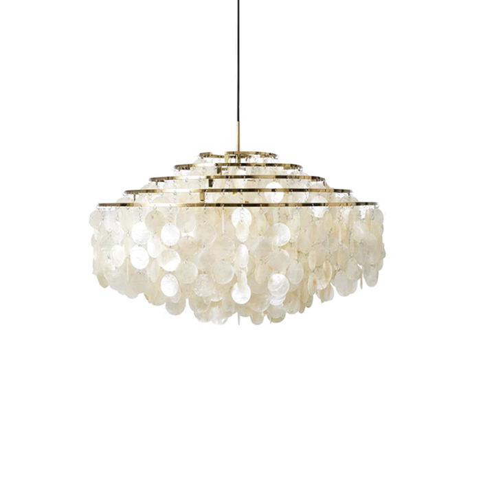 Round Shell Chandelier