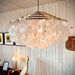 Round Shell Chandelier.