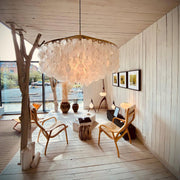 Round Shell Chandelier-DWHOME
