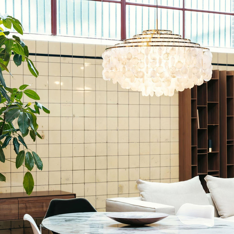 Round Shell Chandelier-DWHOME