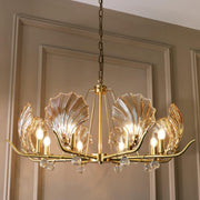 Shell Crystal Chandelier-DWHOME