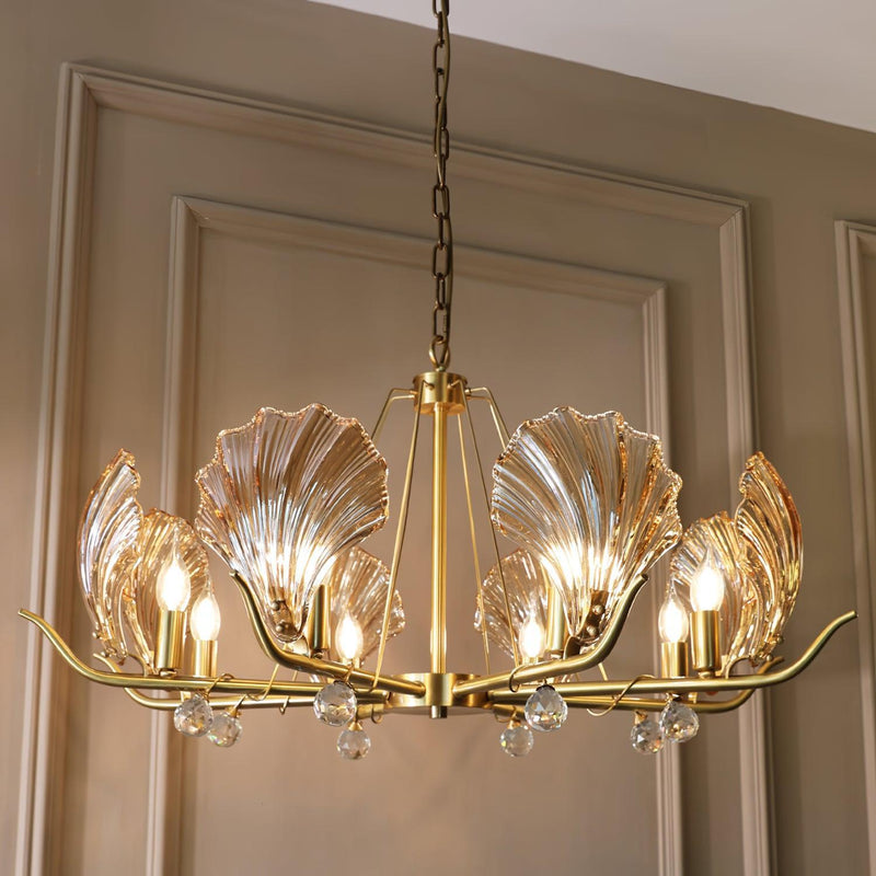 Shell Crystal Chandelier-DWHOME