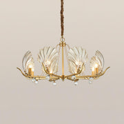 Shell Crystal Chandelier-DWHOME