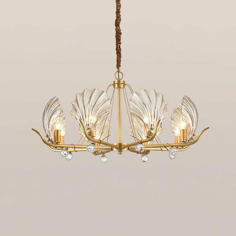 Shell Crystal Chandelier-DWHOME