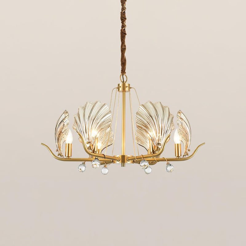 Shell Crystal Chandelier-DWHOME