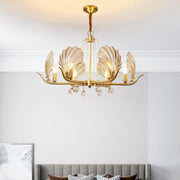 Shell Crystal Chandelier-DWHOME