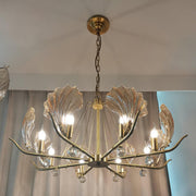 Shell Crystal Chandelier-DWHOME