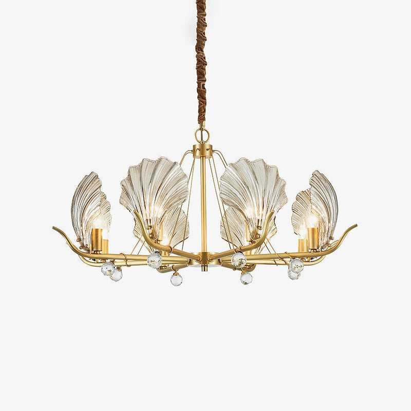 Shell Crystal Chandelier-DWHOME