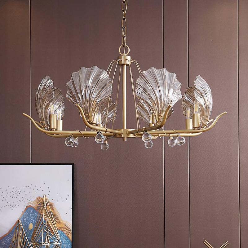 Shell Crystal Chandelier-DWHOME