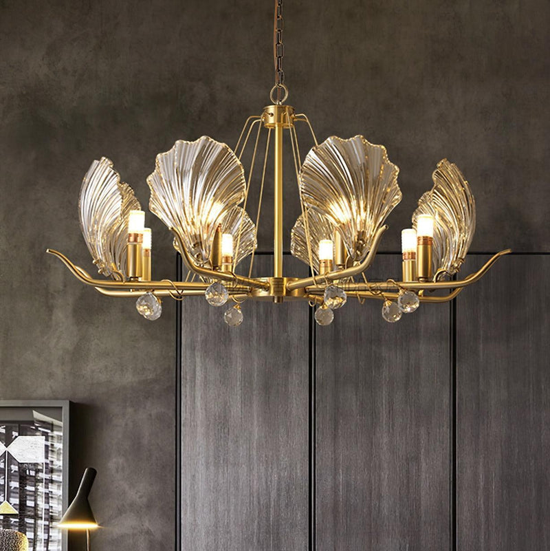 Shell Crystal Chandelier-DWHOME