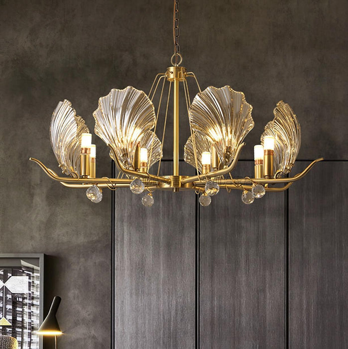 Shell Crystal Chandelier - DWHOME