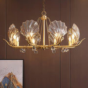Shell Crystal Chandelier-DWHOME