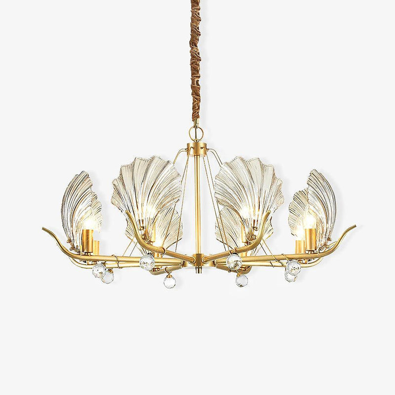Shell Crystal Chandelier-DWHOME