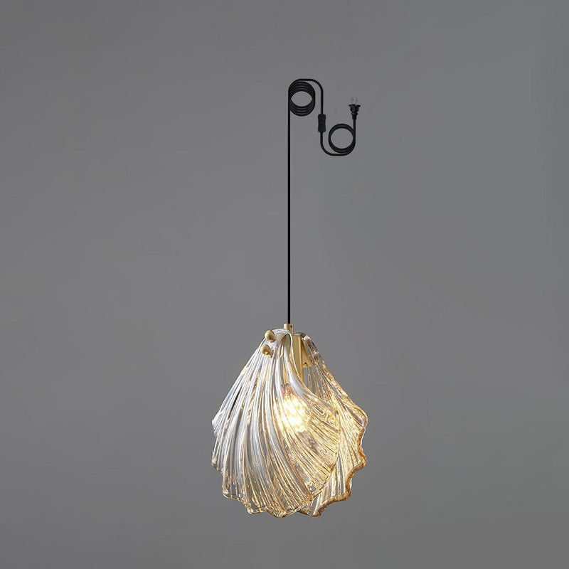Shell Mini Pendant Swag Light-DWHOME