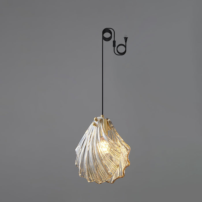 Shell Mini Pendant Swag Light