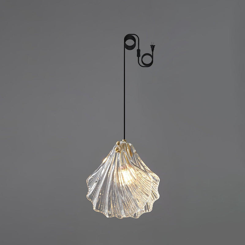 Shell Mini Pendant Swag Light-DWHOME