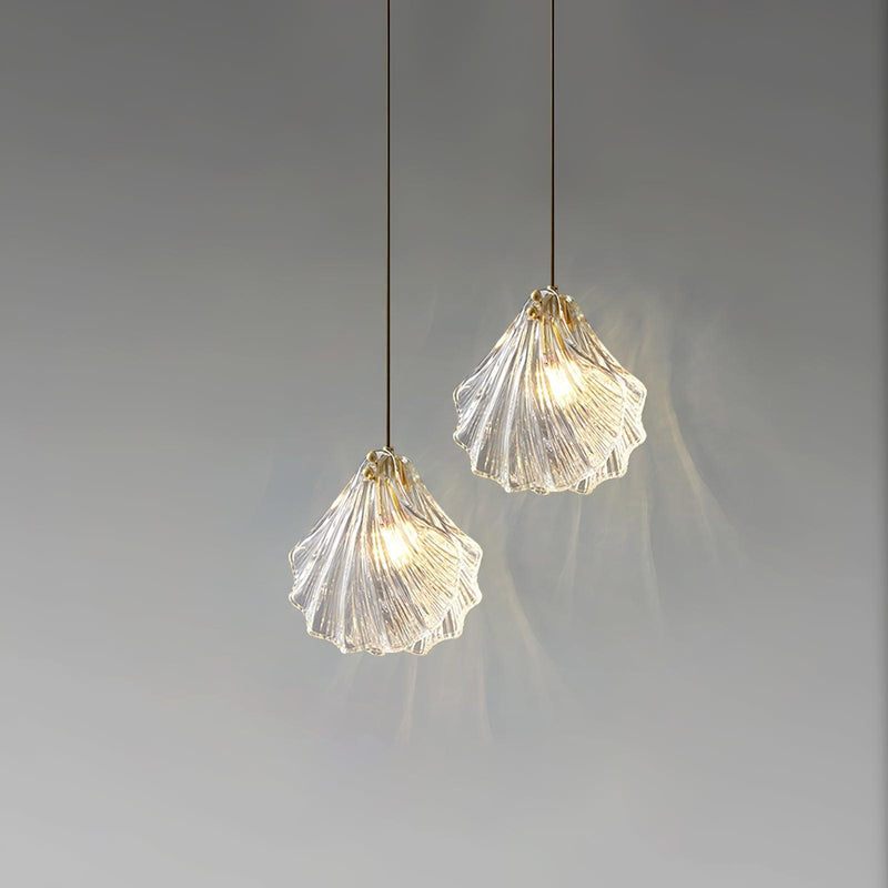 Shell Mini Pendant Swag Light-DWHOME