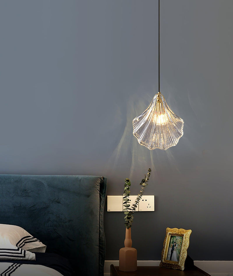 Shell Mini Pendant Swag Light-DWHOME