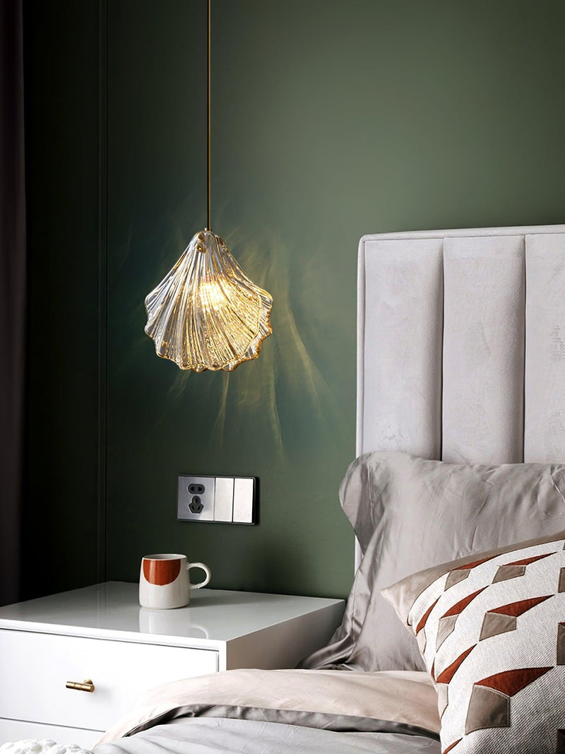 Shell Mini Pendant Swag Light-DWHOME