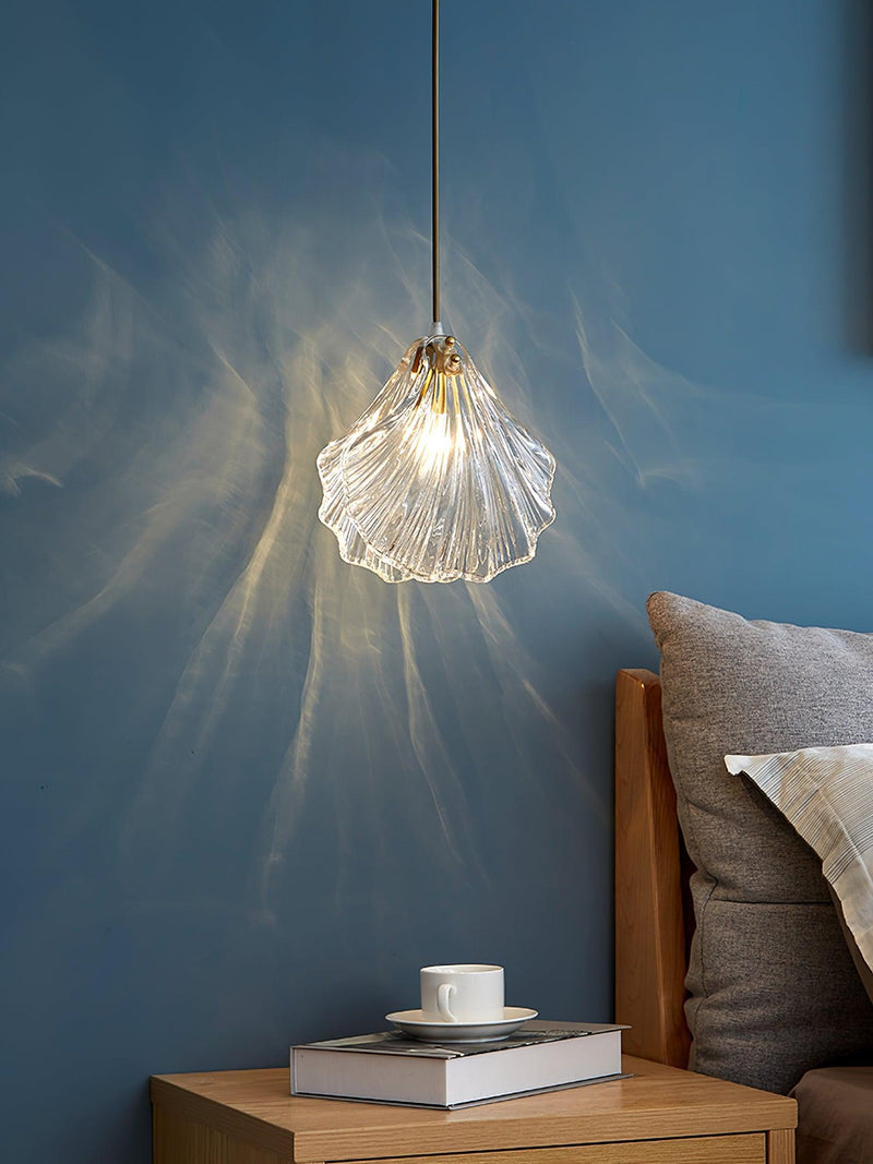 Shell Mini Pendant Swag Light-DWHOME
