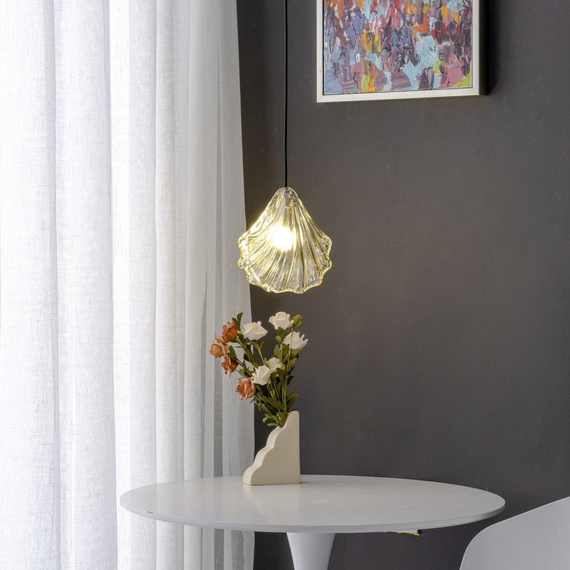 Shell Mini Pendant Swag Light-DWHOME