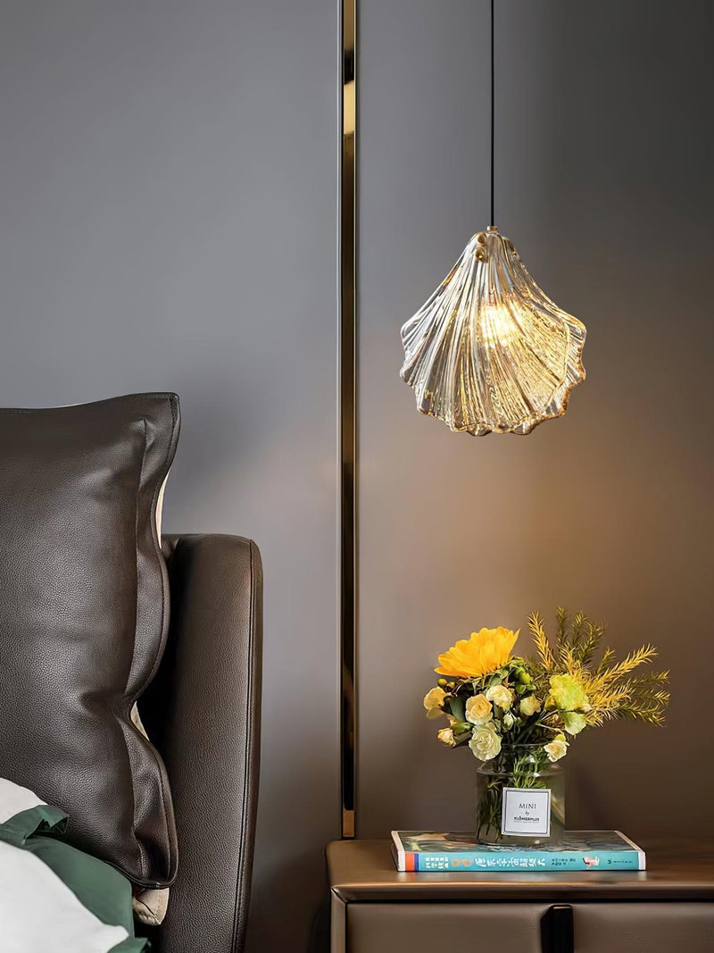 Shell Mini Pendant Swag Light-DWHOME