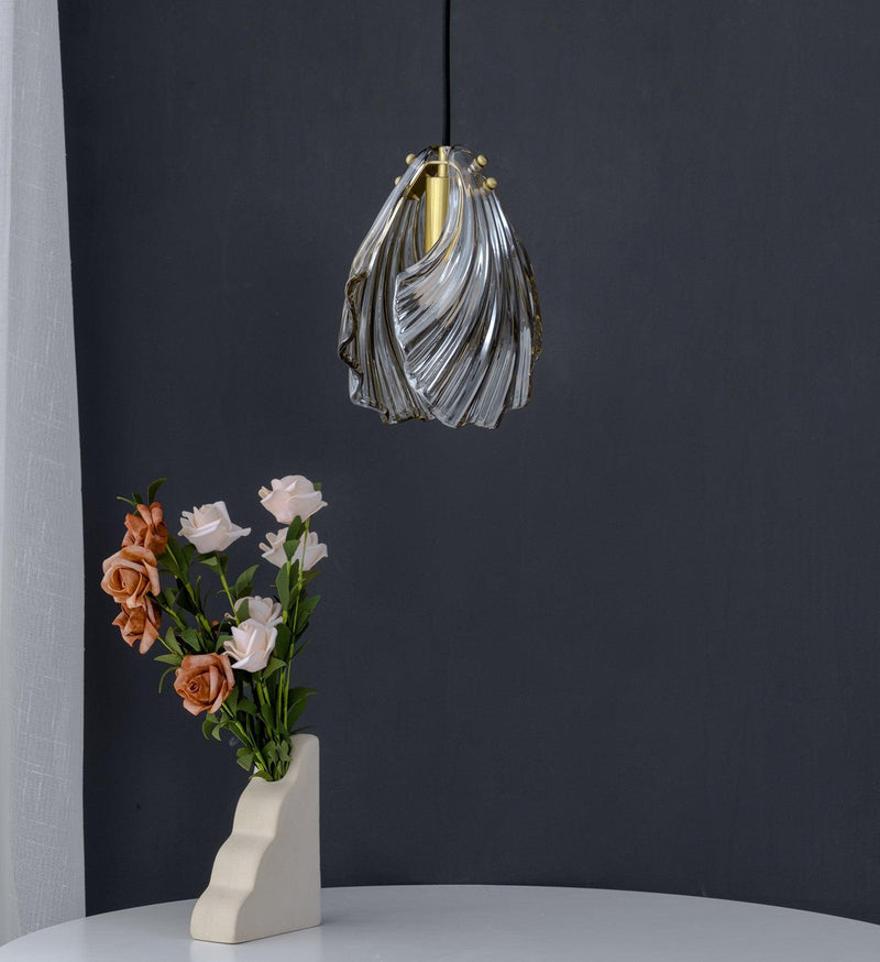 Shell Mini Pendant Swag Light-DWHOME