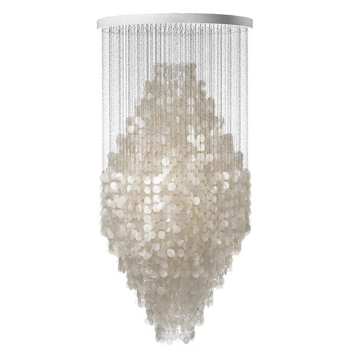 Shell Waterfall Chandelier.