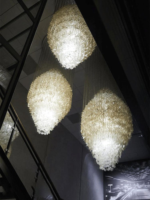 Shell Waterfall Chandelier.