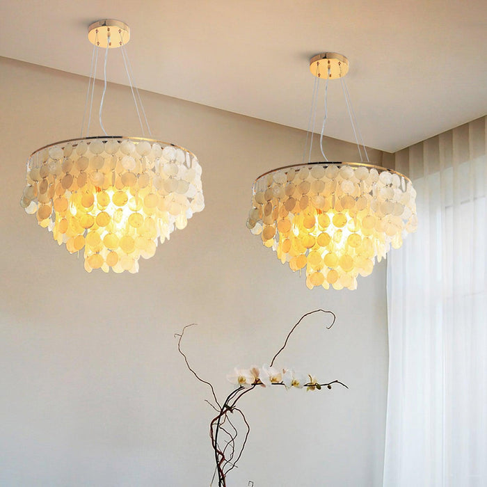 Shell Wind Chime Chandelier-DWHOME
