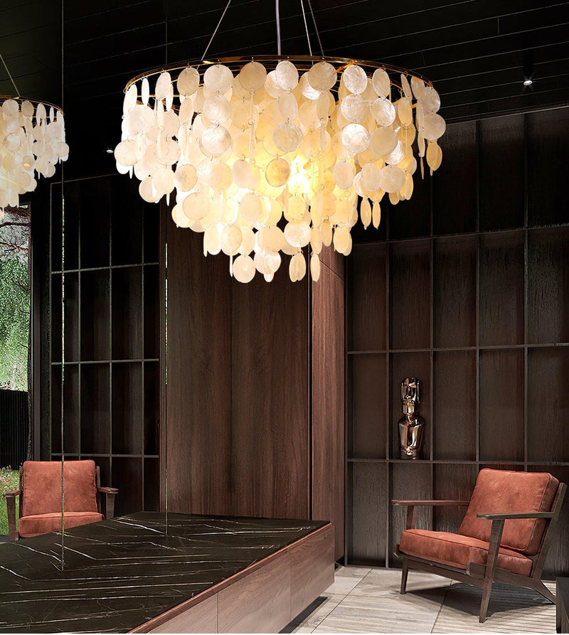 Shell Wind Chime Chandelier-DWHOME