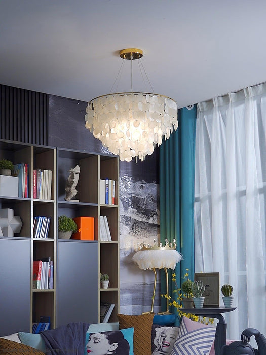 Shell Wind Chime Chandelier-DWHOME