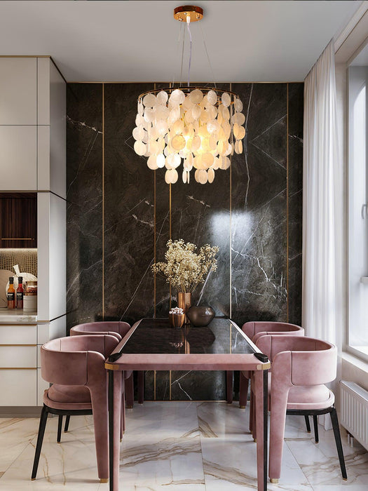 Shell Wind Chime Chandelier-DWHOME