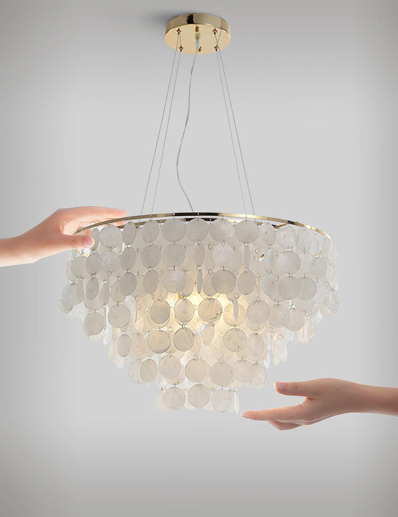 Shell Wind Chime Chandelier-DWHOME