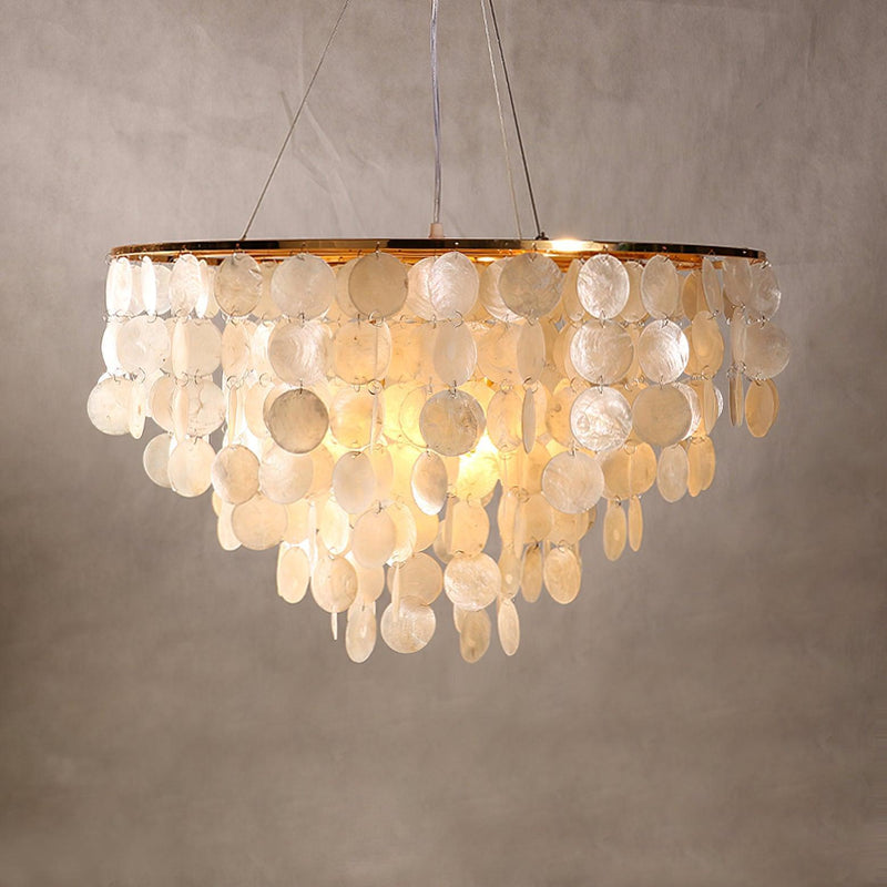 Shell Wind Chime Chandelier-DWHOME