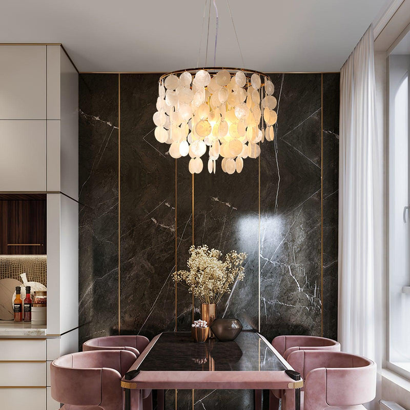 Shell Wind Chime Chandelier-DWHOME