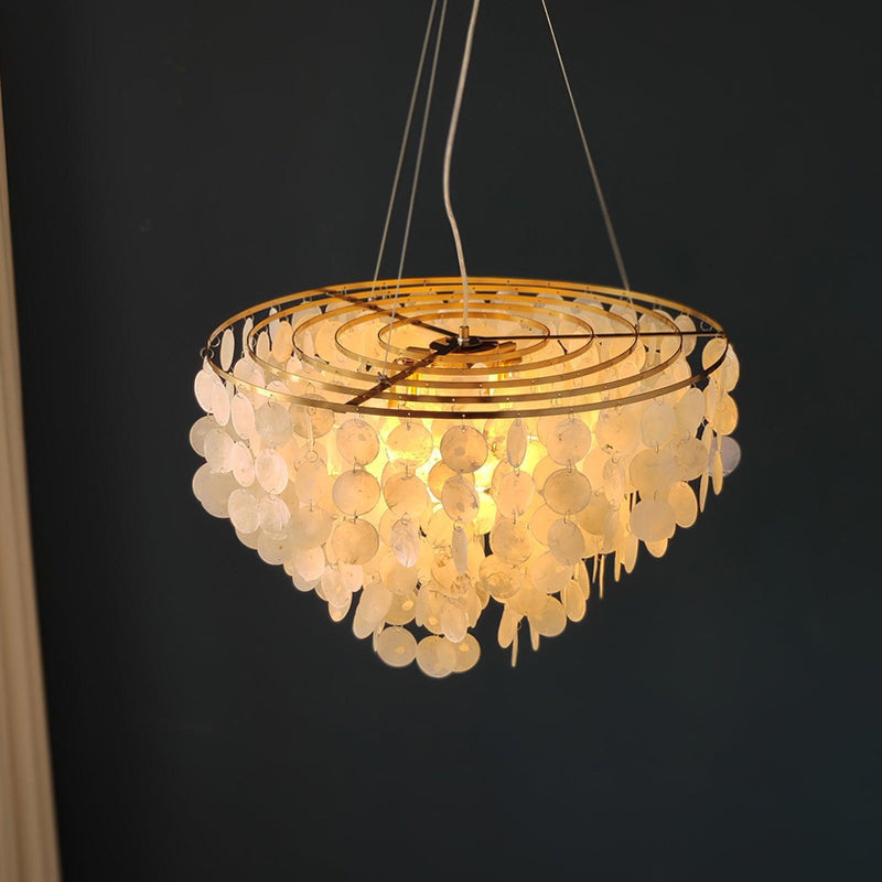 Shell Wind Chime Chandelier-DWHOME
