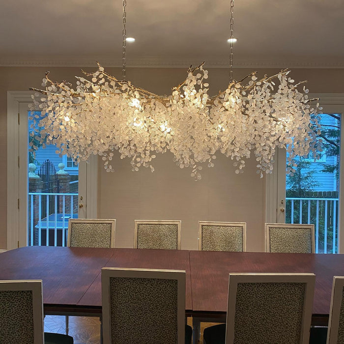 Shiro Noda Crystal Chandelier.