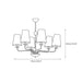 Siena Fabric Chandelier-DWHOME